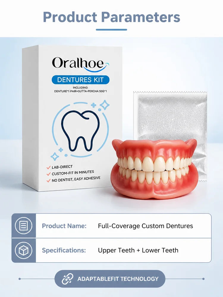 ⏰ 70% OFF Today — Custom-Fit Dentures for a More Natural, Comfortable Smile