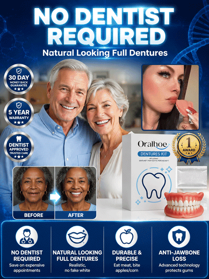 ⏰ 70% OFF Today — Custom-Fit Dentures for a More Natural, Comfortable Smile