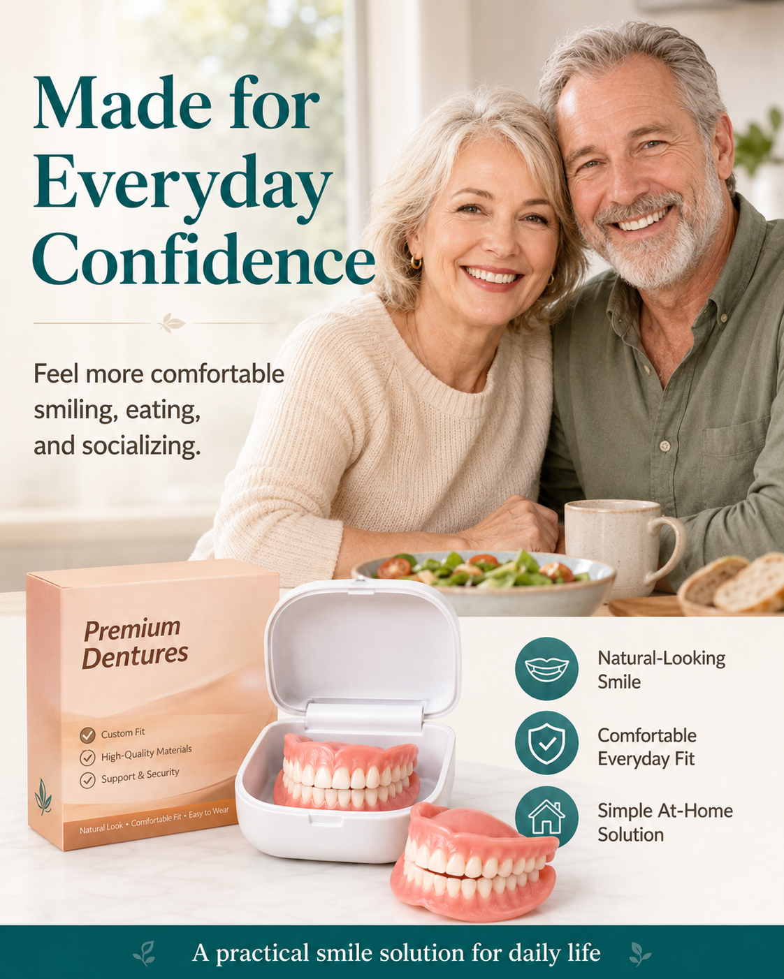 KLENIMORE dentures designed for everyday confidence