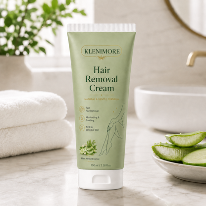 KLENIMORE™ Natural Gentle Hair Removal Cream | For Women & Men, Sensitive Skin
