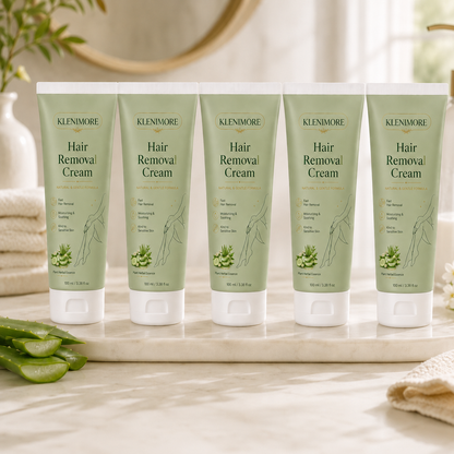 KLENIMORE™ Natural Gentle Hair Removal Cream | For Women & Men, Sensitive Skin