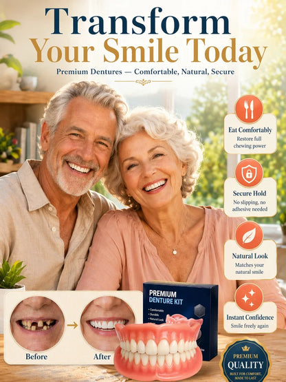 🏆 2026 Best Seller🎁Ends Today: 50% OFF!KLENIMORE™ Natural-Looking Removable Smile Set