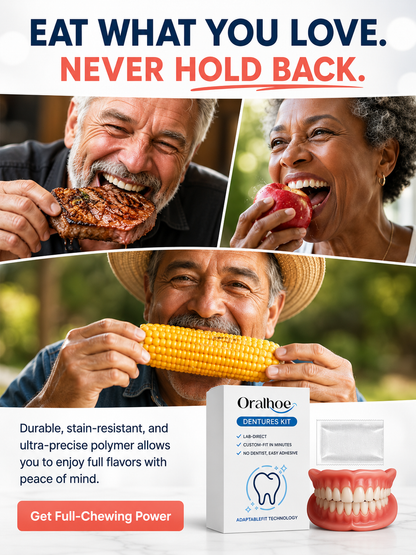 ⏰ 70% OFF Today — Custom-Fit Dentures for a More Natural, Comfortable Smile