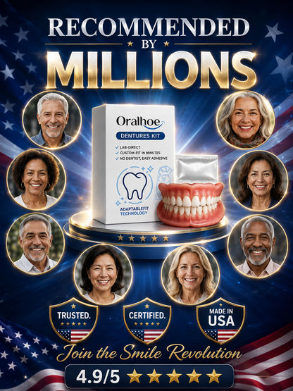 ⏰ 70% OFF Today — Custom-Fit Dentures for a More Natural, Comfortable Smile