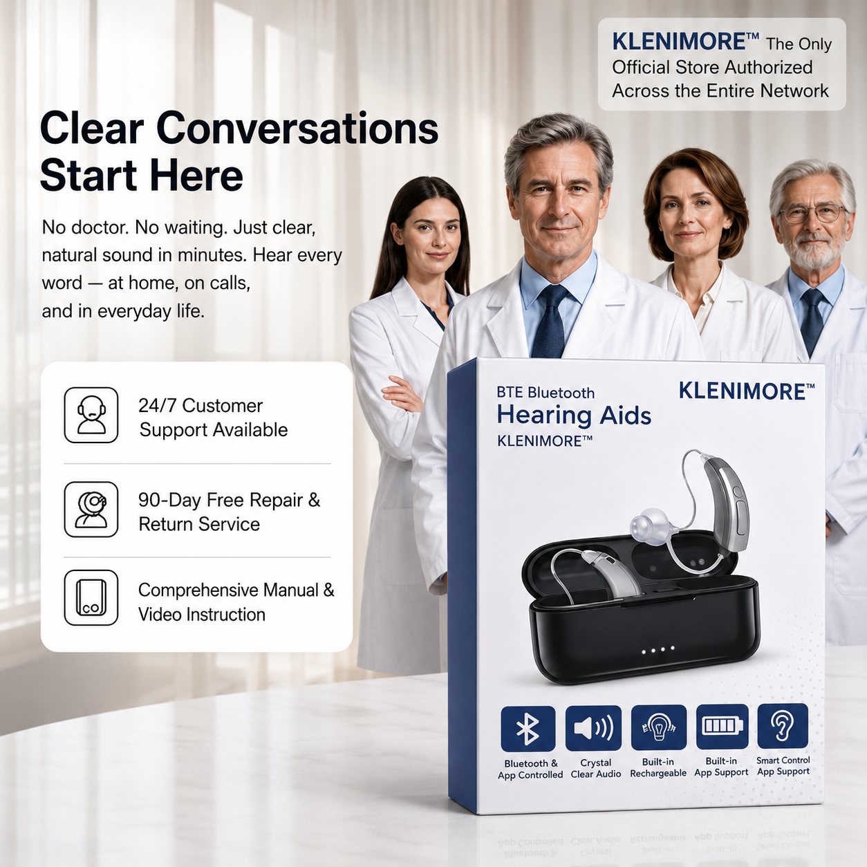 🔥KLENIMORE™ Smart Sound Support - Hear Clearly Again | 60% OFF
