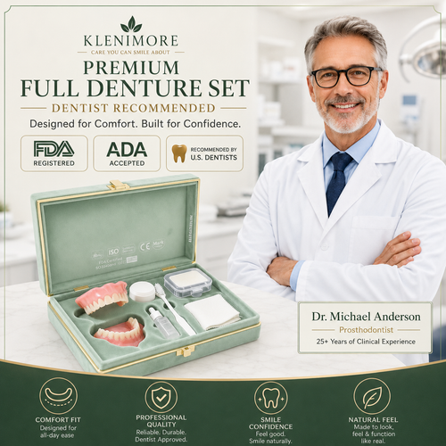 🏆Ends Today: 70% OFF!  🏆Bestselling Product🦷 Fit for a Fresh Smile, Say Goodbye to Wearing Discomfort!🌎