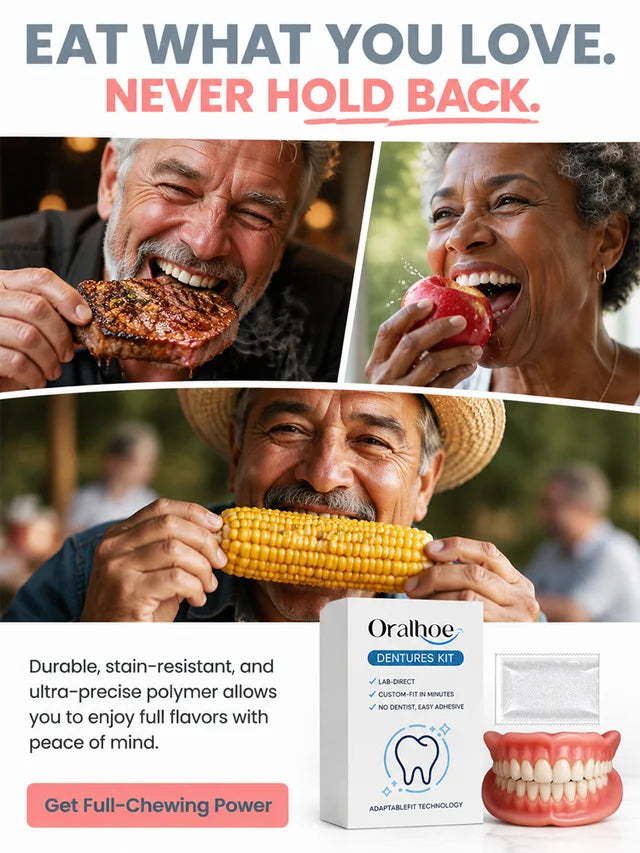 Instant Full Restoration Dentures – Fit At Home In Minutes
