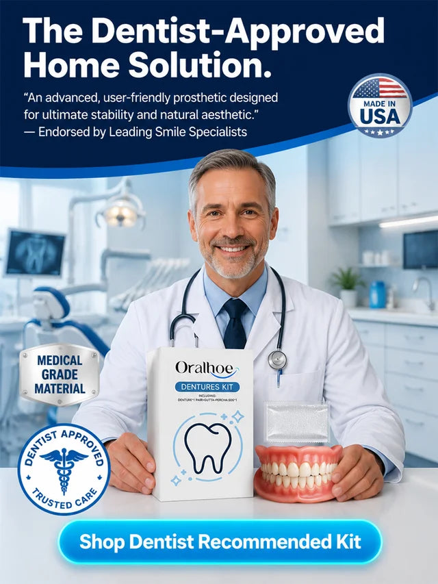 Instant Full Restoration Dentures – Fit At Home In Minutes