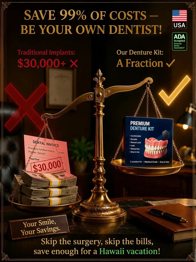 🏆 2026 Best Seller🎁Ends Today: 50% OFF!KLENIMORE™ Natural-Looking Removable Smile Set