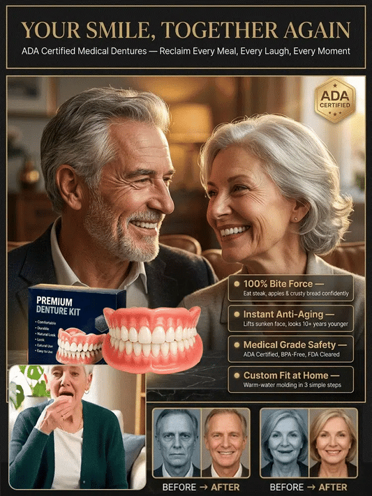 🏆 2026 Best Seller🎁Ends Today: 50% OFF!KLENIMORE™ Natural-Looking Removable Smile Set
