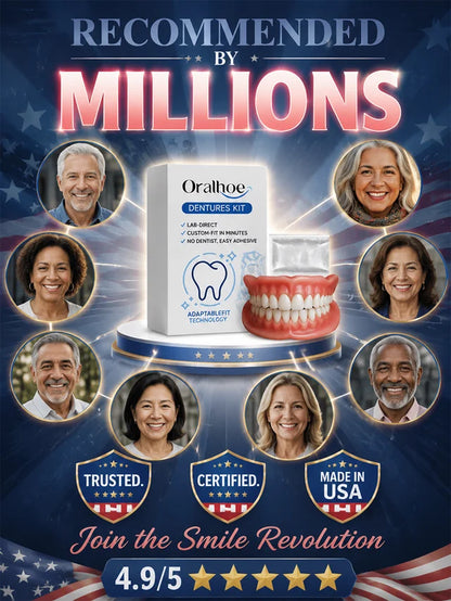 Instant Full Restoration Dentures – Fit At Home In Minutes
